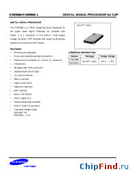 Datasheet KS9286B manufacturer Samsung