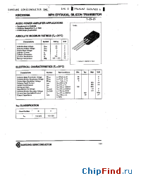Datasheet KSC2328 manufacturer Samsung
