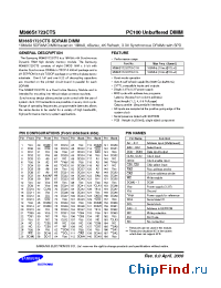 Datasheet M366S1723CTS manufacturer Samsung