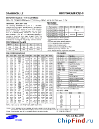 Datasheet M372F0803ET0-C manufacturer Samsung