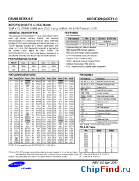 Datasheet M372F3200ET1-C manufacturer Samsung