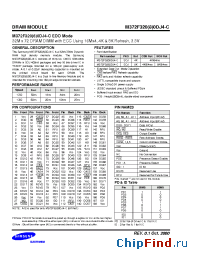 Datasheet M372F3280DJ4-C manufacturer Samsung