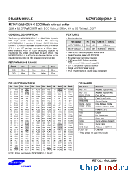 Datasheet M374F3200DJ1-C manufacturer Samsung