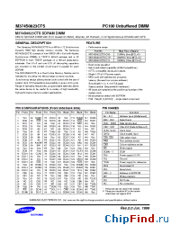 Datasheet M374S0823CTS-C1H manufacturer Samsung