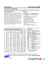 Datasheet M374S1623CTL-C10 manufacturer Samsung