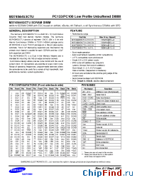Datasheet M374S6453CTU-L7C manufacturer Samsung