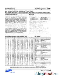 Datasheet M377S0823CT2-C1H manufacturer Samsung