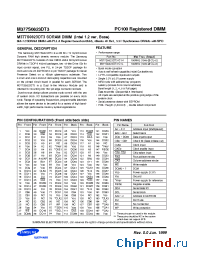 Datasheet M377S0823DT3 manufacturer Samsung