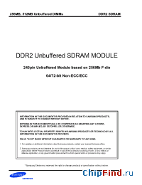Datasheet M378T3253FG0-D5 manufacturer Samsung