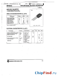 Datasheet MPS6523 manufacturer Samsung