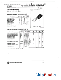 Datasheet MPS8599 manufacturer Samsung