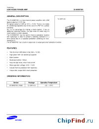 Datasheet S1A0067X01-X0BO manufacturer Samsung