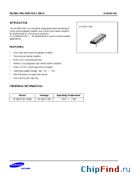 Datasheet S1A0291X01-A0B0 manufacturer Samsung