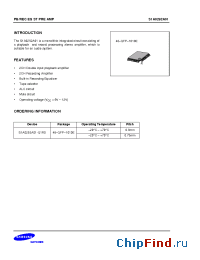 Datasheet S1A0292A01 manufacturer Samsung