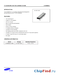 Datasheet S1A0688C01-A0B0 manufacturer Samsung