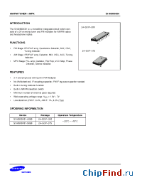 Datasheet S1A0900X01 manufacturer Samsung