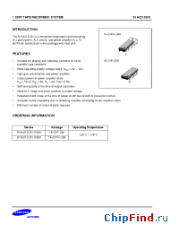 Datasheet S1A2213C01-D0B0 manufacturer Samsung