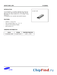 Datasheet S1A2298A01-A0B0 manufacturer Samsung