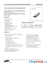 Datasheet S1D2506A01-D0B1 manufacturer Samsung