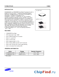 Datasheet S1M8657X01-F0T0 manufacturer Samsung