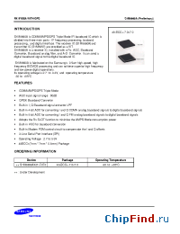 Datasheet S1M8660A manufacturer Samsung