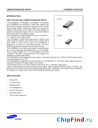 Datasheet S1P2655A02-D0B0 manufacturer Samsung