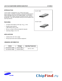 Datasheet S1T3361D01-D0B0 manufacturer Samsung
