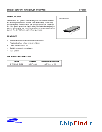 Datasheet S1T8501X01-D0B0 manufacturer Samsung