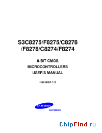 Datasheet S3C8278 manufacturer Samsung