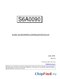 Datasheet S6A0090 manufacturer Samsung