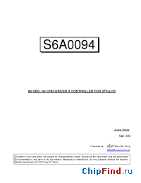 Datasheet S6A0094 manufacturer Samsung