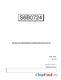 Datasheet S6B0724 manufacturer Samsung