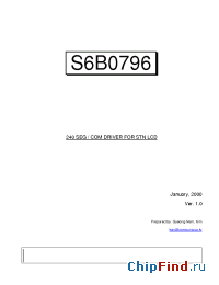 Datasheet S6B0796 manufacturer Samsung