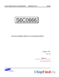 Datasheet S6C0666 manufacturer Samsung