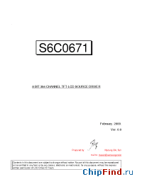 Datasheet S6C0671 manufacturer Samsung