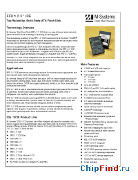 Datasheet FFD-250-IDE-2048-T-HXX manufacturer SanDisk