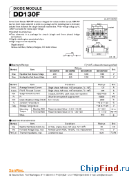 Datasheet DD130F40 manufacturer SanRex