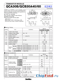 Datasheet QCA30B60 manufacturer SanRex