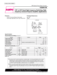 Datasheet 15GN01M manufacturer Sanyo