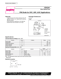 Datasheet 1SV241 manufacturer Sanyo