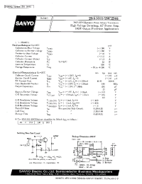Datasheet 2SA1011 manufacturer Sanyo