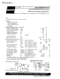 Datasheet 2SA1249 manufacturer Sanyo