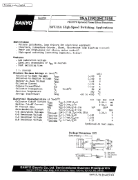 Datasheet 2SA1292 manufacturer Sanyo