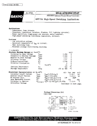 Datasheet 2SA1470 manufacturer Sanyo