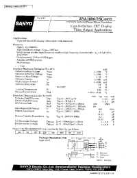 Datasheet 2SA1696 manufacturer Sanyo