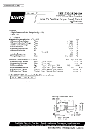 Datasheet 2SB1037 manufacturer Sanyo