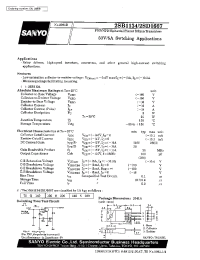 Datasheet 2SB1134 manufacturer Sanyo