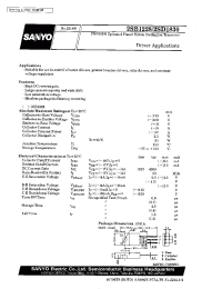 Datasheet 2SB1228 manufacturer Sanyo
