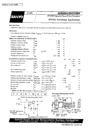 Datasheet 2SB824 manufacturer Sanyo