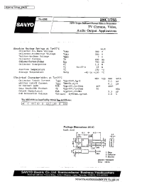 Datasheet 2SC1755 manufacturer Sanyo